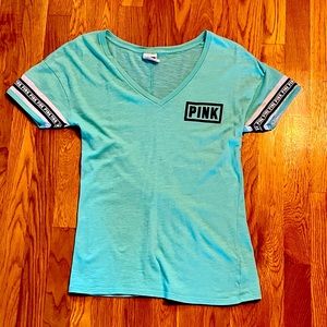 Pink by Victoria’s Secret shirt, size XS, color light green